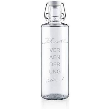 soulbottles Veränderung Botella de Agua, Unisex Adulto, Cambios, 1,0 l