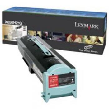 Cartucho de tóner Lexmark X850H21G Original Negro 1 pieza