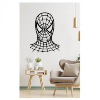 Decoración de Pared de Metal Spiderman 1, Metal, Negro, 61x1,5x82 cm