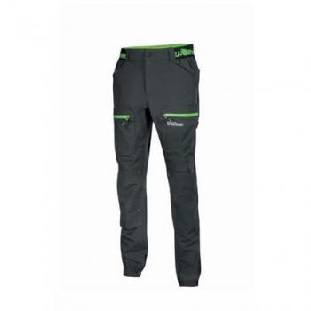 Pantalones de Trabajo Stretch U-Power Horizon Talla M Color Verde/Gris
