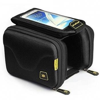 General Bike Bicycle Handlebar Tube Bag Phone Mobile Cycling Pannier Pouch Bag For Touch Screen