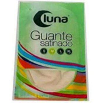 Guantes Luna Satinado Natural Talla Grande, Neutro, Medio