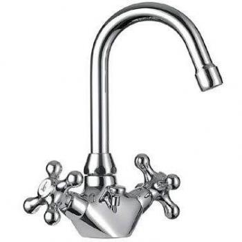 Tres Griferia - Bimando Lavabo Válvula Desagüe Automático