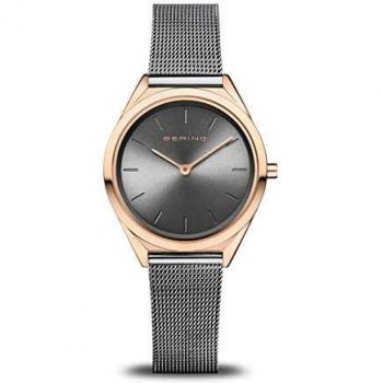 Bering Ultra Slim 31mm Grey Rose Gold Unisex Watch