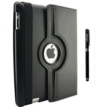 inShang Funda Case Compatible con iPad Case 2 iPad 3 iPad Funda 4, 360 Grados de rotacion, Smart Cover con Inteligente de sueno/Despertar Pluma