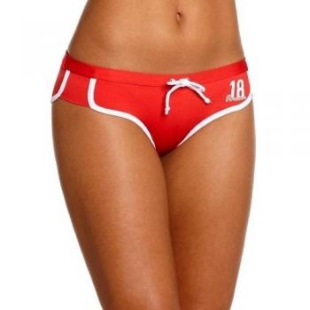 Banana Moon - Parte inferior del bikini para mujer, talla 36, color rojo
