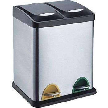 Protenrop Ecol-Duo - Cubo de 2 compartimentos, 30 litros