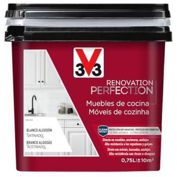 Pintura Renovación Cocinas Reno Perfection 750 ml Blanco Algodón V33