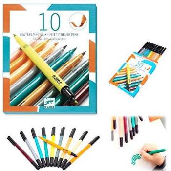Rotuladores pincel 10 Djeco