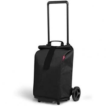 Carro de Compras Gimi Sprinter Negro 50L con Manico Telescópico y Ruedas Antipluie