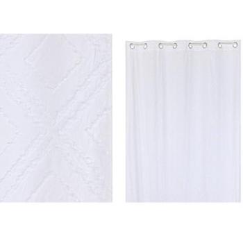 Cortina Bordada Home ESPRIT Blanca 140 x 260 cm