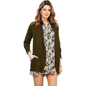 VENCA Chaqueta Larga con Cremallera y Bolsillos Mujer - 001492,Verde Caqui,3XL