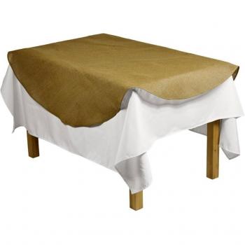 Mesa redonda LinenTablecloth arpillera recubrimiento, 152,4 cm