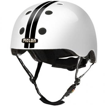 Melon Urban Active Straight - Casco, color negro y blanco - negro/blanco, tamaño Size 52-58
