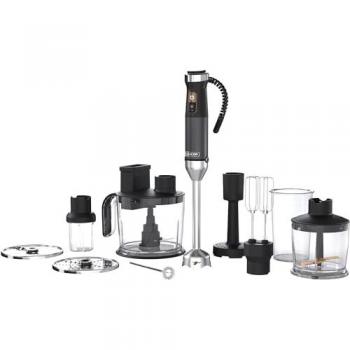Batidora de Mano Multifunción Sencor SHB 6552BK 1500W, Tecnología QuadBlade Titanio, Control de Velocidad Continuo, Mango Ergonómico - Negro