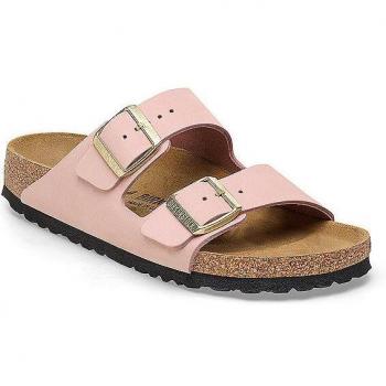 Birkenstock Arizona Nubuck Leather Women's Sandals - Soft Pink - EU 39