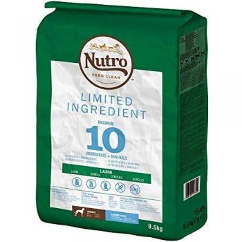 Nutro Limited Ingredient Perros Adultos Razas Grandes, Cordero - 9,5 Kg
