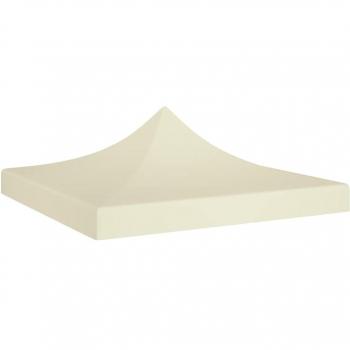 Techo de carpa para celebraciones crema 2x2 m 270 g/m²