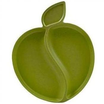 Pacífico bebé 523 Bambú plato de alimentación infantil, la naturaleza