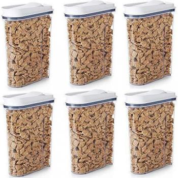 Oxo POP Cereal Dispenser Large 4.2 Litre Clear/White