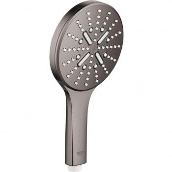 Ducha de Mano Rainshower SmartActive 130 con 3 Chorros, Grafito Duro (26574A00)