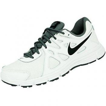 Nike Revolution 2 - Zapatillas de running, Hombre, Blanco / Negro / Gris, 45