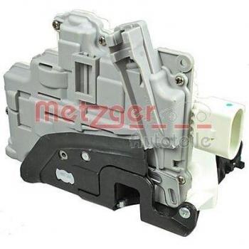 Cerradura de puerta METZGER modelo 2314075, tipo mecánica, fabricada en acero inoxidable, con sistema de cierre a llave, diseño resistente a la corrosión, incluye dos llaves y es adecuada para puertas interiores y exteriores