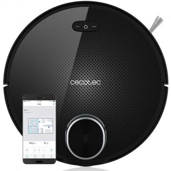 Cecotec Conga Serie 3090 - Robot aspirador 4 en 1. con mapeo y app., navegación inteligente y ordenada iTech Laser 360, 10 modos de limpieza, programable, 220-240 V/50 Hz, 50.4 x 42.8 x 13.4 cm
