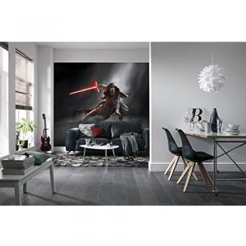 Komar 1 – Papel Pintado de Star Wars: Millennium Falcon, Vinilo, Multicolor, 8 Piezas