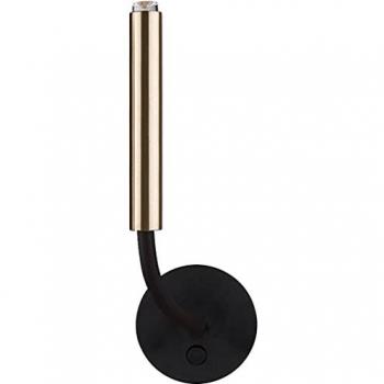 Aplique de pared Stalactite con brazo flexible 1 luz latón