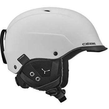 Casco Cebe Contest Visor Unisex Blanco Negro Mate 54-56 cm