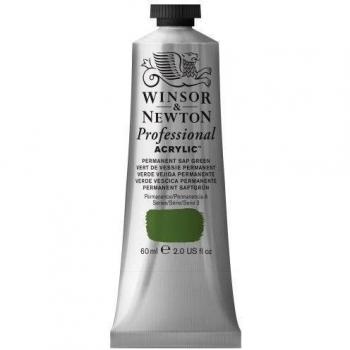Winsor & Newton Professional - Pintura acrílica, tubo 60 ml, color verde savia permanente