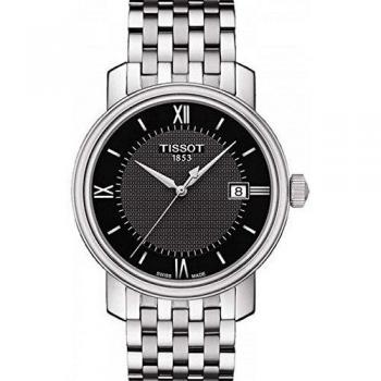 Reloj Tissot Port Mujer Cuarzo Analógico 40mm Resistente al Agua 50 Metros Acero Inoxidable Dial Negro