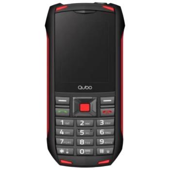 Móvil Rugerizado Qubo ST-001 Negro y Rojo 2.4 IP67
