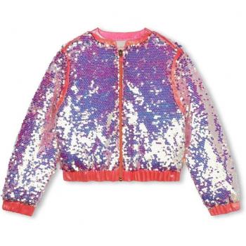 Chaqueta de niña Billieblush con lentejuelas y cierre de cremallera