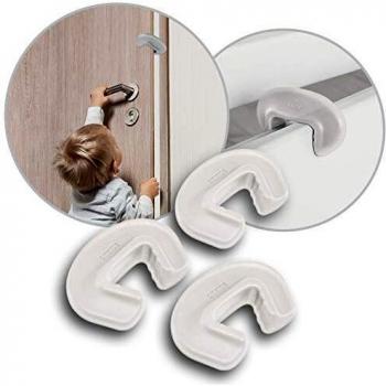 Reer Bloqueo de Puertas Transparente 3 Piezas - Protección para Niños