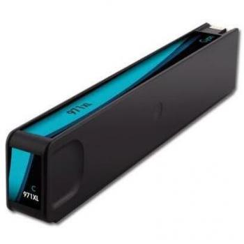 Cartucho de Tinta Pigmentada Compatible HP 971XL Cyan CN626AE/CN622AE