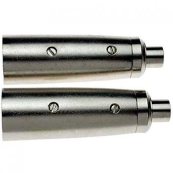 Adaptador Stagg 2 x XLR Macho a RCA Hembra