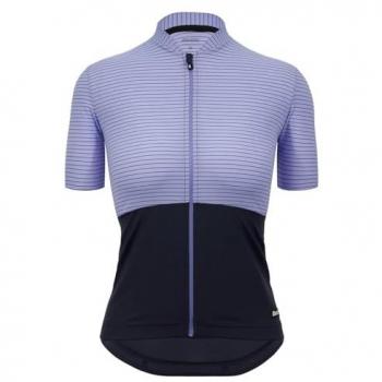 Maillot Santini Colore Riga manga corta mujer - Corte Classic - Talla M - Color violeta