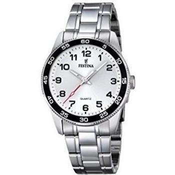 Festina Reloj Analógico para Unisex de Cuarzo con Correa en Acero Inoxidable F16905/1
