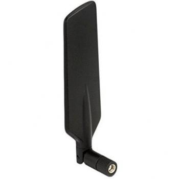 Antena LTE WLAN Dualband RP-SMA 4 dBi Omnidireccional Ajustable