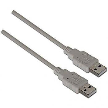 AISENS A101-0021 - Cable USB 2.0 DE 1 m para Carcasa Externa, Color Beige