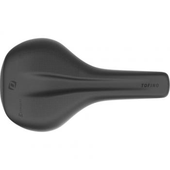 Sillín Syncros Tofino E 1.5 - S con canal, ideal para ciclismo, diseño ergonómico, acolchado ligero, y soporte específico para la pelvis