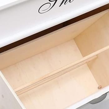 vidaXL Mueble zapatero de madera de Paulownia blanco 50x28x58 cm