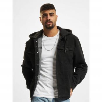Chaqueta Tejana Brandit Cradock para Hombre - Negro - Talla M a 5XL