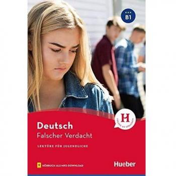 Lekt. A2 Falscher Verdacht (Jgl.) - libro de texto para estudiantes de alemán nivel A2, incluye ejercicios prácticos, vocabulario relevante, y se centra en la comprensión lectora y auditiva a través de historias