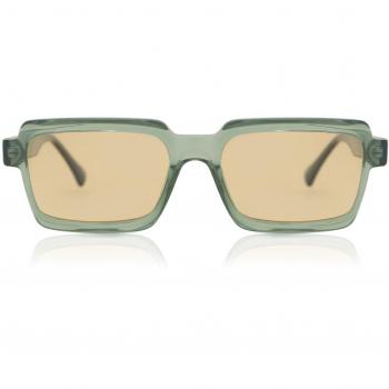 Gafas de Sol Cuadradas Montura Completa Plástico Verdes para Hombre - Arise Collective
