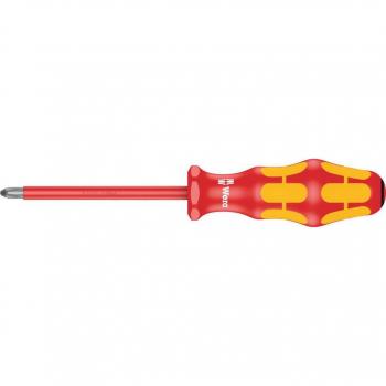 Wera Kraftform 165I VDE Insulated Pozi Screwdriver PZ2 100mm