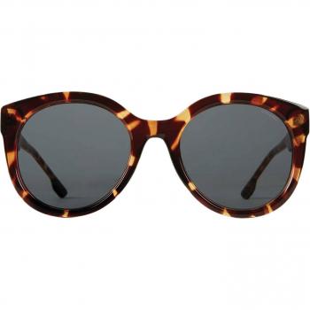 Komono Ellis Havana Unisex Round Sunglasses with UV Protection and Scratch-Resistant Lenses