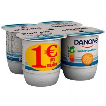 Yogur sabor galleta Danone - 4x120g